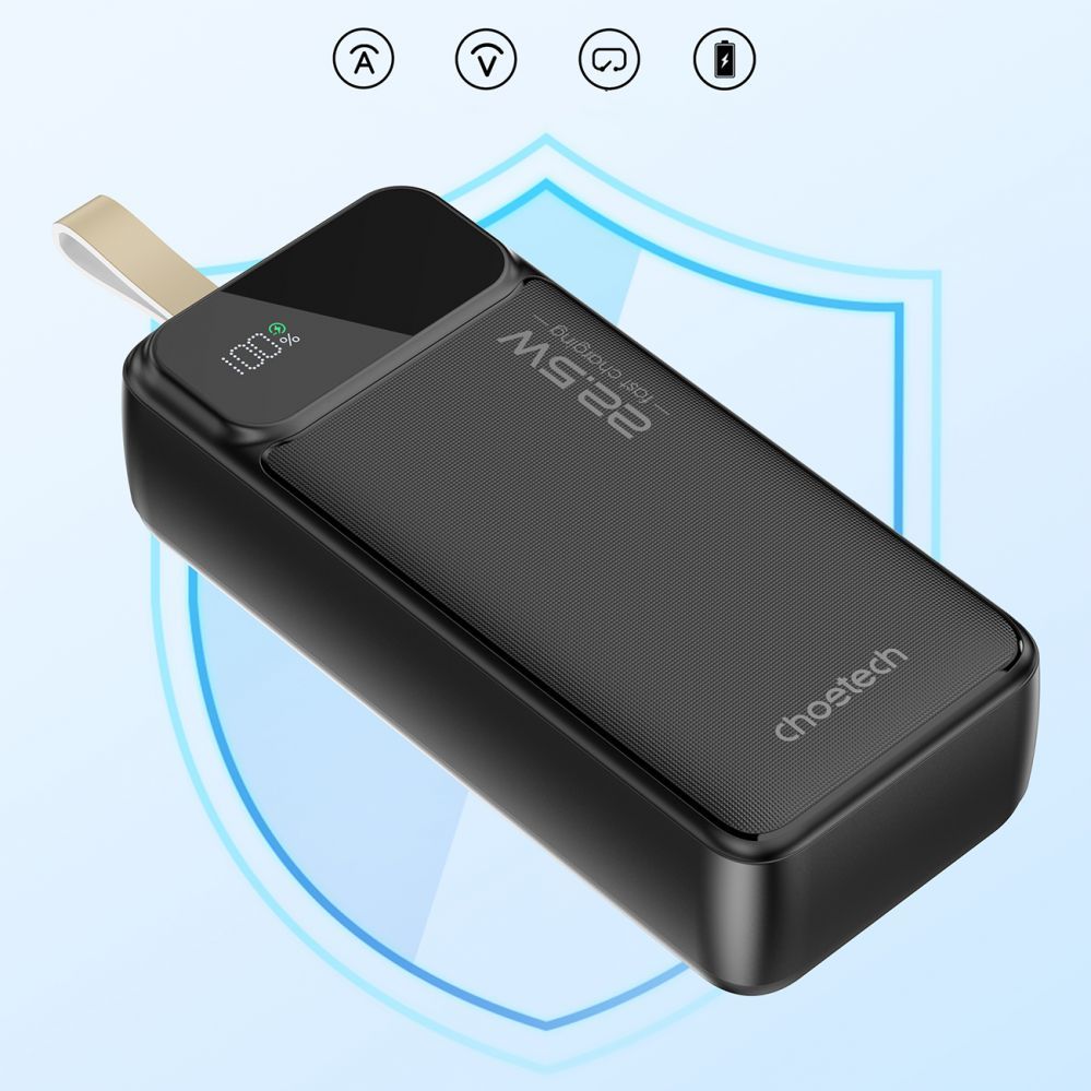 Väline aku Choetech  Choetech Power Bank 30000 mAh Black