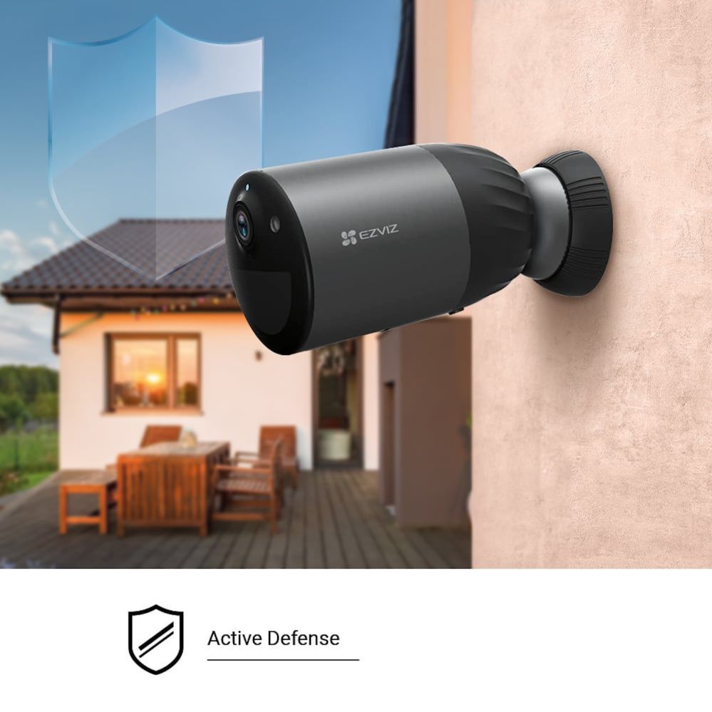 Videokaamera EZVIZ  EB3 CS-EB3 4G Outdoor IP65 Smart Home Battery security Camera MicroSD / Night vision Silver
