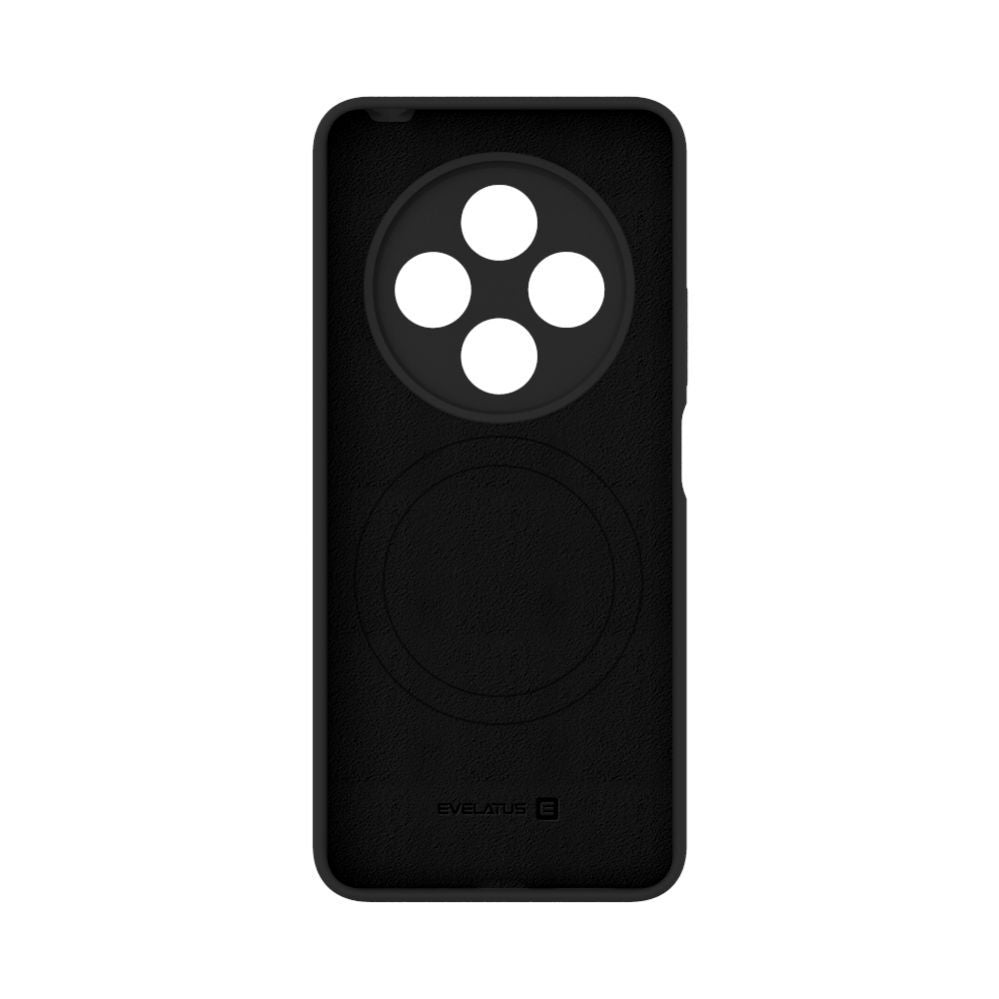 Back panel cover Evelatus Xiaomi Redmi 14C 4G/ 14C 5G / Redmi A4 / POCO C75 Premium Magnetic Soft Touch Silicone Case Black