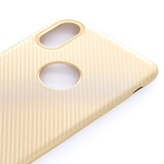 Tagakaaned Evelatus Apple iPhone X Carbon Gold