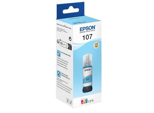 Tarvikud ja tarvikud EPSON  108 EcoTank Ink Bottle, Light Cyan