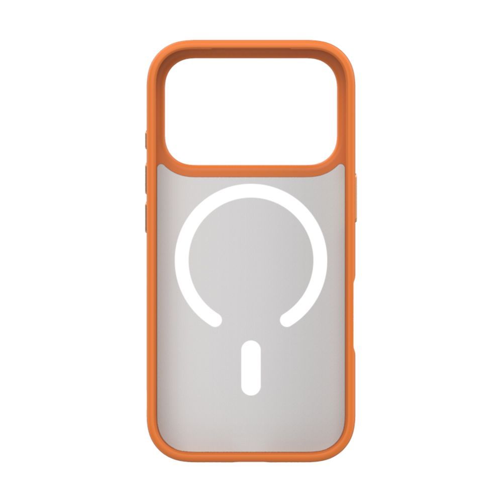 Back panel cover Evelatus Apple iPhone 17 Pro Hybird Case With MagSafe PC+TPU Orange