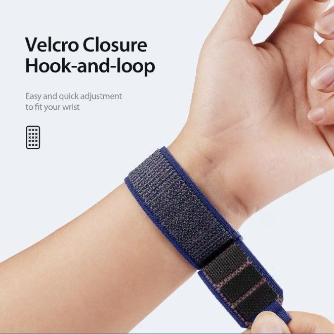 Strap Dux Ducis  Sport Velcro Strap for Apple Watch 42/44/45/46/49MM Blue