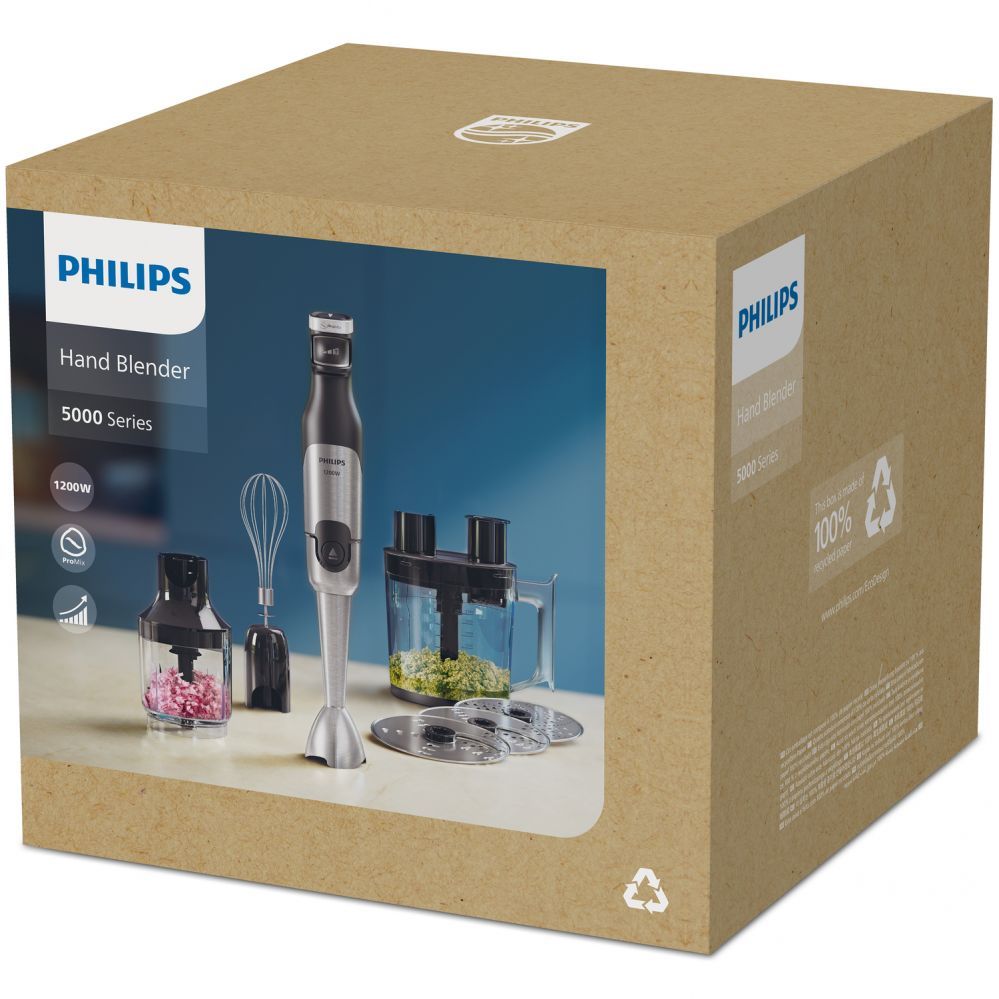Миксеры и блендеры Philips  | Hand mixer | HR2685/00 | Hand Blender | 1200 W | Number of speeds 3 | Black