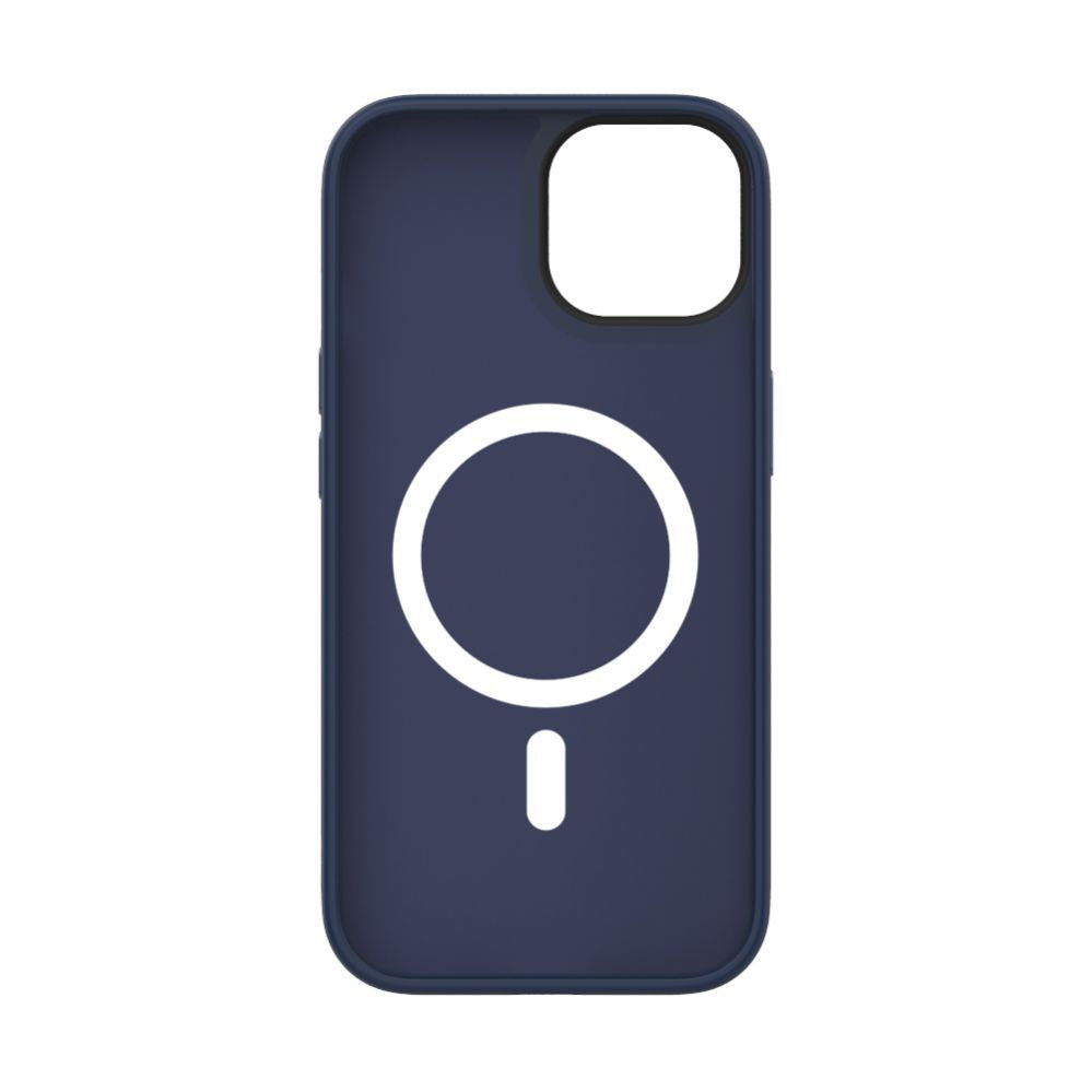 Back panel cover Evelatus Apple iPhone 15 Plus Hybird Case With Magsafe PC+TPU Dark Blue