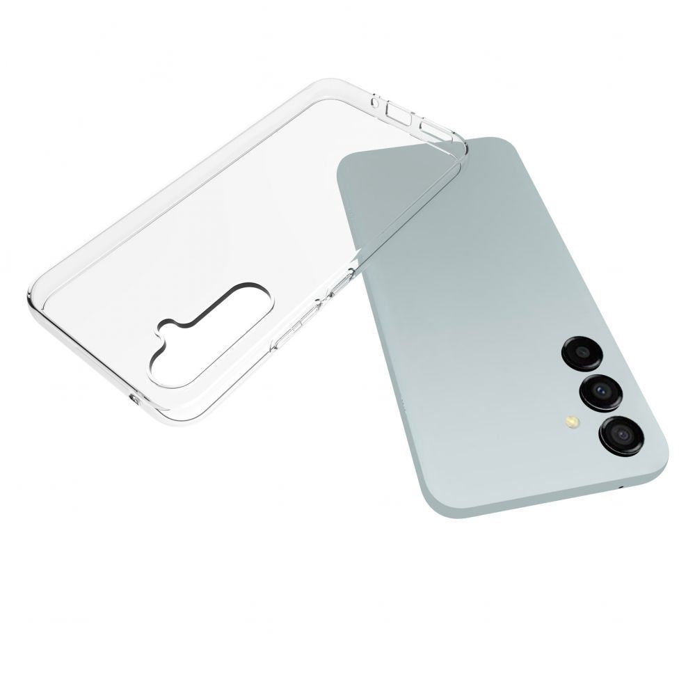 Back panel cover Evelatus Samsung Galaxy S23 Clear Silicone Case 1.5mm TPU Transparent