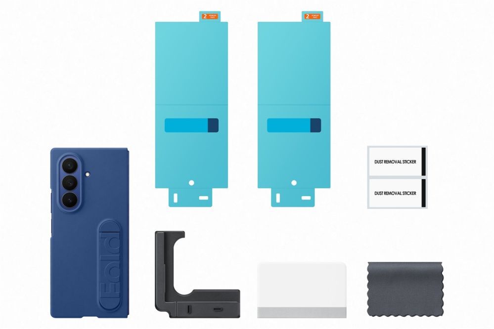 Чехол на заднюю панель Samsung  MF966CNEGWW Silicone Case Samsung Galaxy Fold7, Blue
