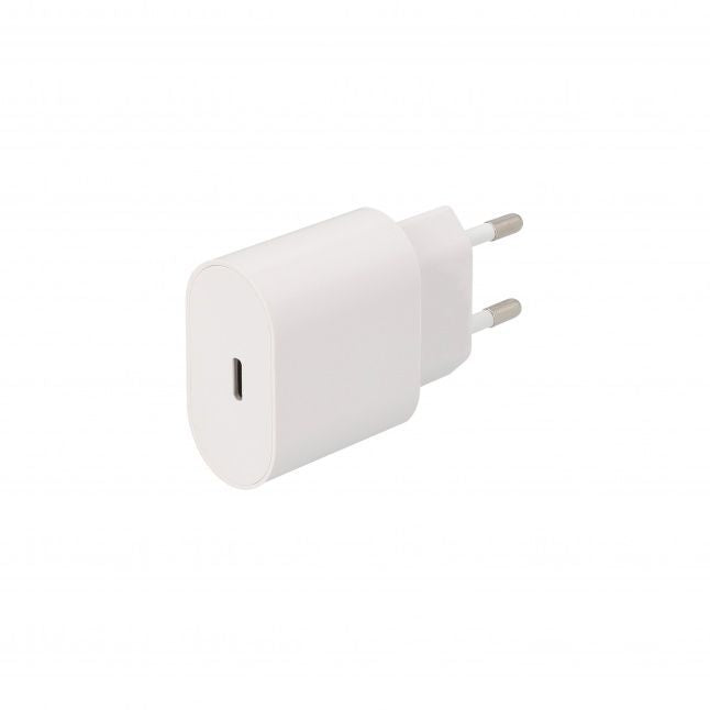 Adapter seek toti  SEEK TOTI 20W Type-C PD Wall Fast Charger with Type-C to Type-C, 1 m PVC Data Cable 3A, White