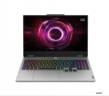 Портативный компьютер Lenovo  LENOVO LOQ RYZEN 7 250/15.6" FHD (1920X1080) IPS 300NITS ANTI-GLARE, 100% SRGB, 144HZ, G-SYNC®/16GB/512GB SSD/RTX5050_8GB/W11H/ENG (LUNA GREY)