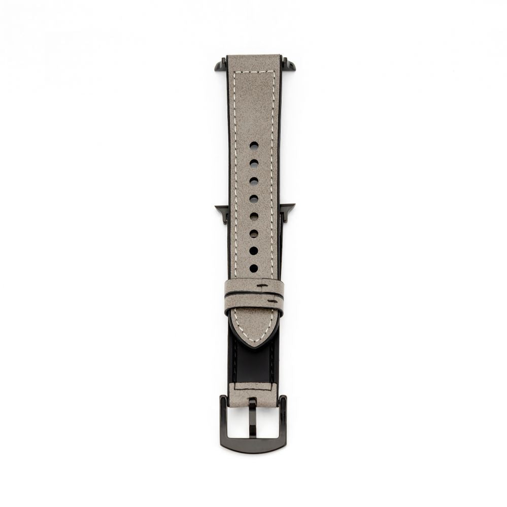 Ремешок Connect  Watch 42/44/45mm Silicone patch Leather Watch Strap (132mm M/L) Silver
