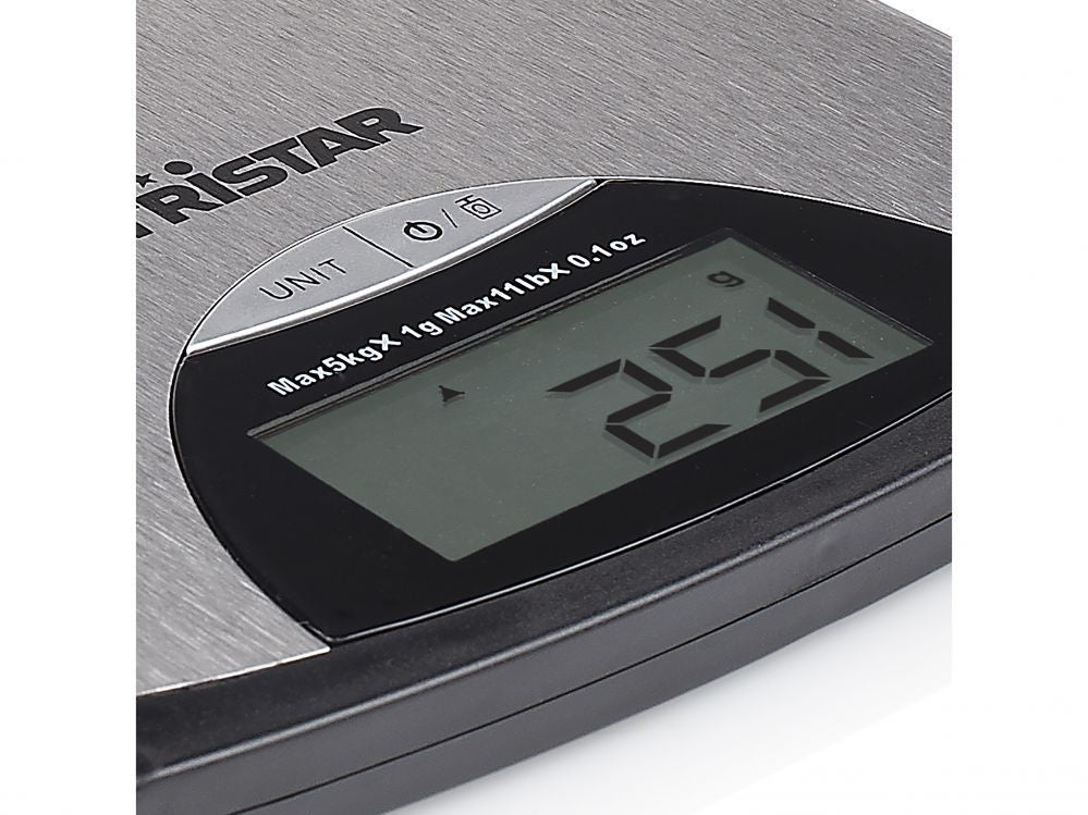 Кухонные весы Tristar  Kitchen scale KW-2435 Maximum weight (capacity) 5 kg, Metallic