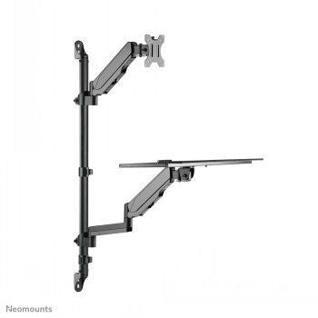 TV bracket NEOMOUNTS BY NEWSTAR  NEOMOUNTS WALL MOUNTED SIT-STAND WORKSTATION (SCREEN, KEYBOARD & MOUSE)