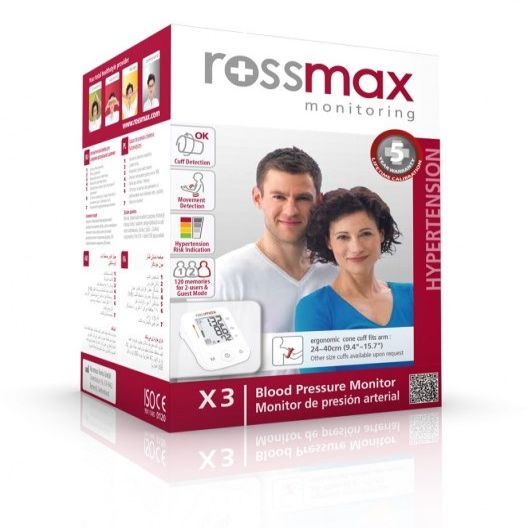 Muud kaubad rossmax  Rossmax Automatic Blood Pressure Monitor X3