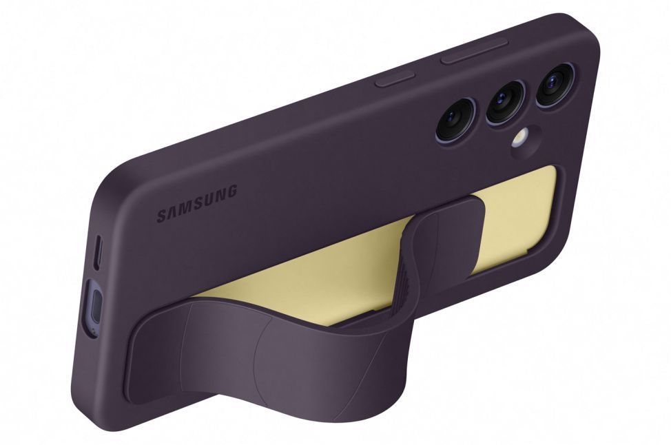 Back panel cover Samsung  GS921CEE Standing Grip Case Samsung Galaxy S24, Dark Violet