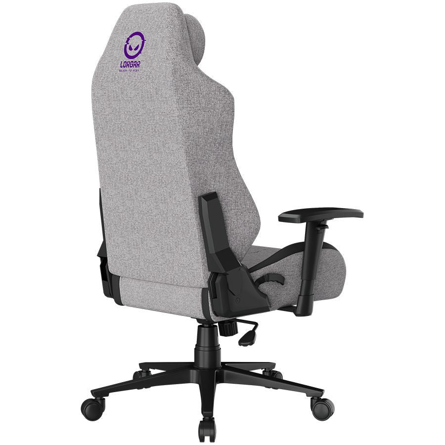 Computer chairs / desks LORGAR  LORGAR CHA41, Ergonomic Gaming Chair Advanced, premium anti-stain fabric, Grey