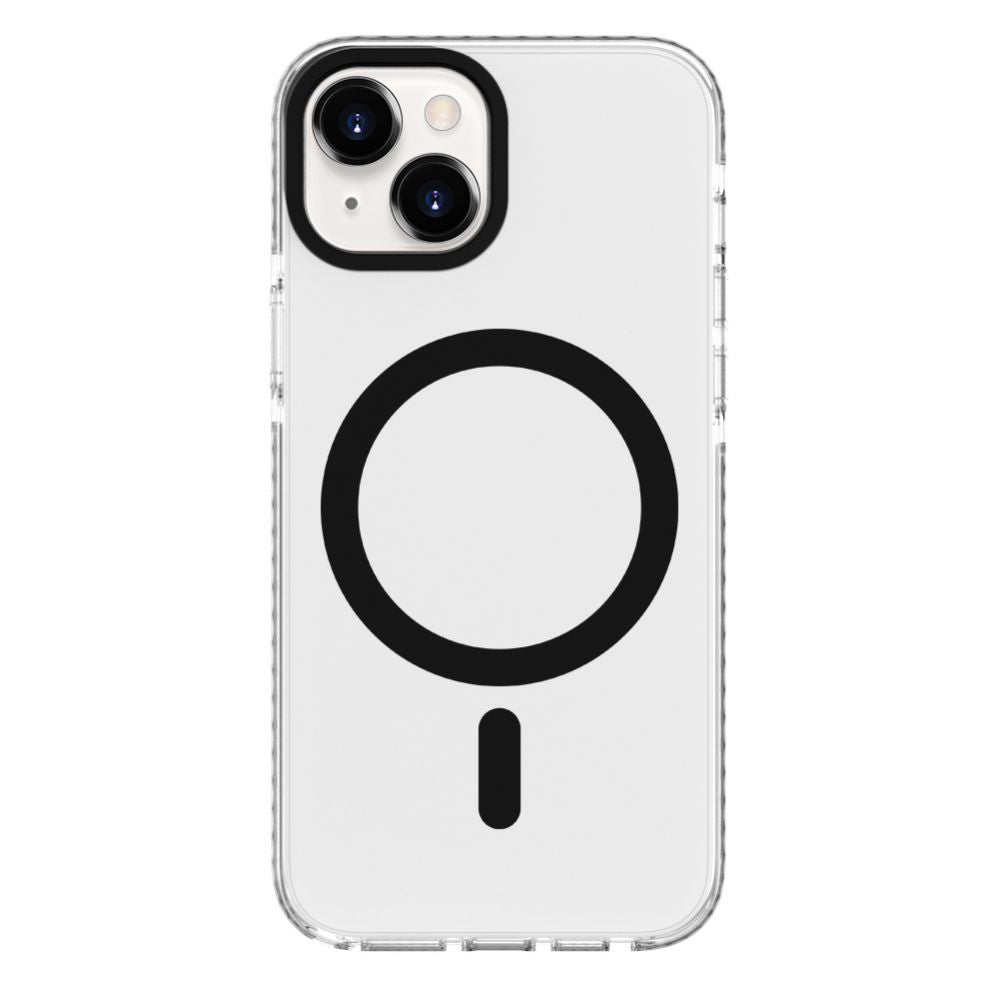 Tagakaaned Evelatus Apple iPhone 15 Clear Case PC+TPU With MagSafe Transparent Black