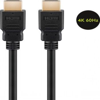 Kaabel Goobay  GB HDMI V2.0 4K60HZ KAAPELI 1M, MALE, A-A