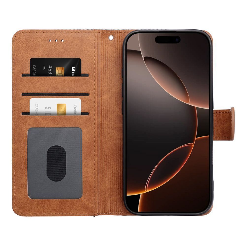 Kaaned - kaaned OEM - Flip case for iPhone 16 PRO MAX Jeans Book blue