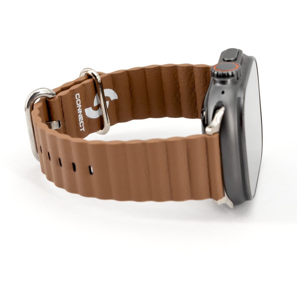 Rihm Connect  Watch 38/40/41mm Marine leather Watch Strap Brown