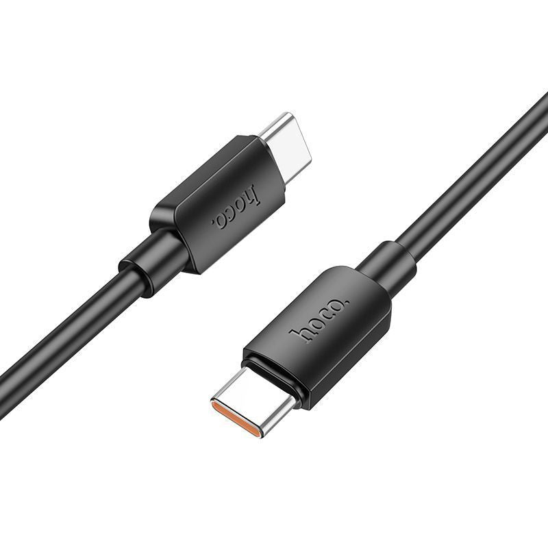Кабель Hoco  Cable USB C to USB C Hoco PD 6A 100W 1 m X96 black