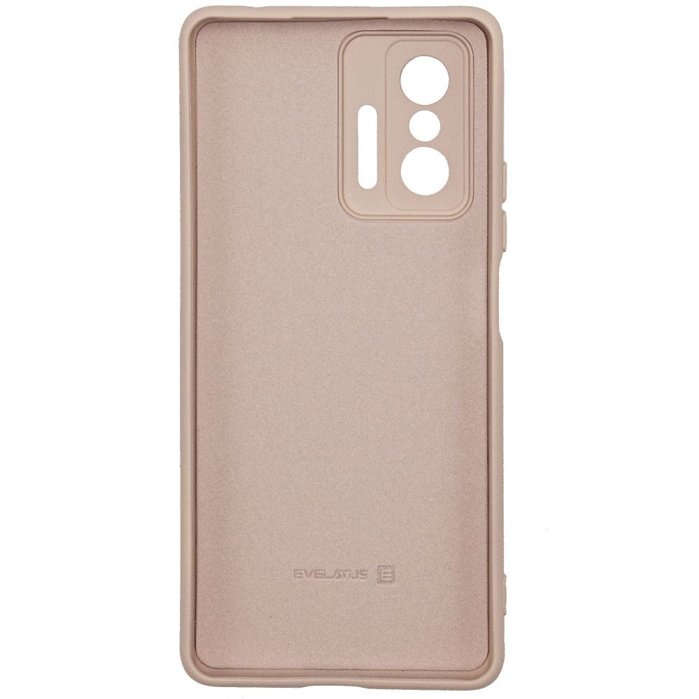 Back panel cover Evelatus Xiaomi Xiaomi 11T/11T Pro Nano Silicone Case Soft Touch TPU Beige