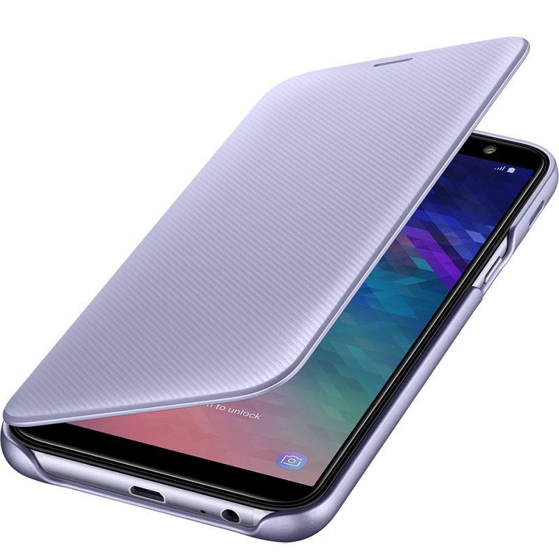 Tagakaaned Samsung  A6 Plus 2018 A605 Wallet Cover Purple