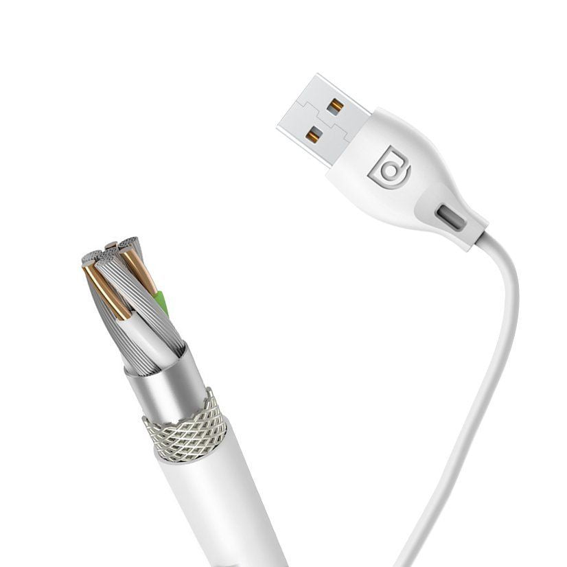 Кабель Dudao  L4 Data Cable 5A L 1200mm White