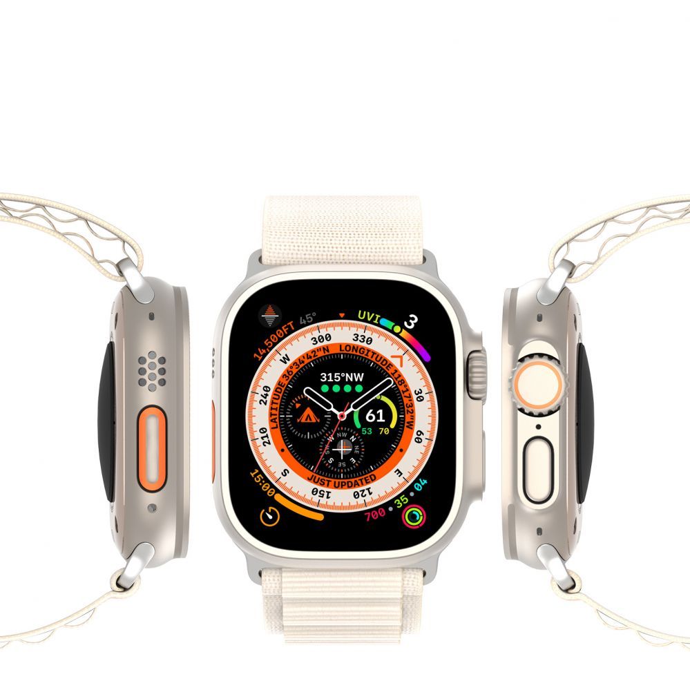 Strap Dux Ducis Apple Sport Buckle Strap for Apple Watch 42/44/45/46/49MM Starlight