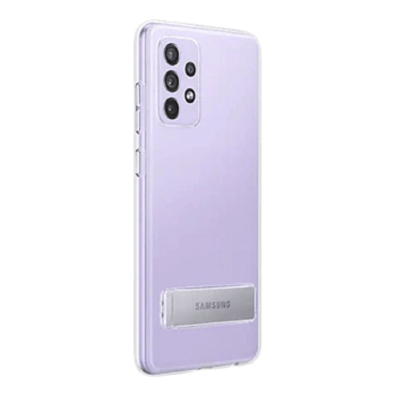 Back panel cover Samsung - Galaxy A72 Clear View Standing Cover Transparent