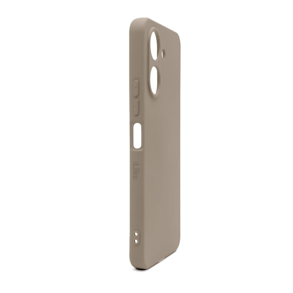 Чехол на заднюю панель iLike Xiaomi Redmi 13C 4G / Poco C65 Nano silicone case Silver