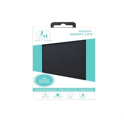 Back panel cover Just Must  JM STAND FLIP CASE for Galaxy S24 Black