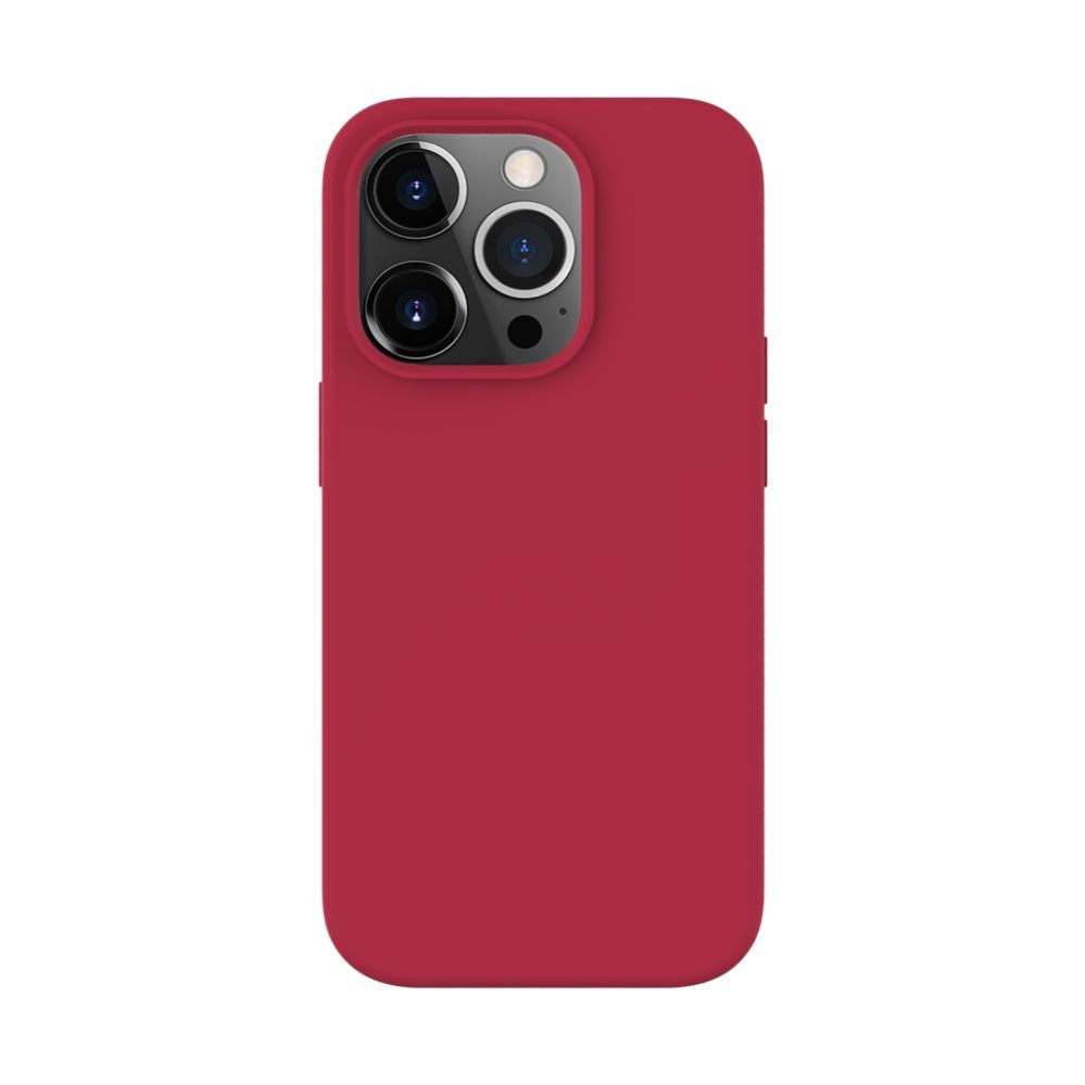 Tagakaaned Evelatus Apple iPhone 14 Pro 6.1 Premium Soft Touch Silicone case Red