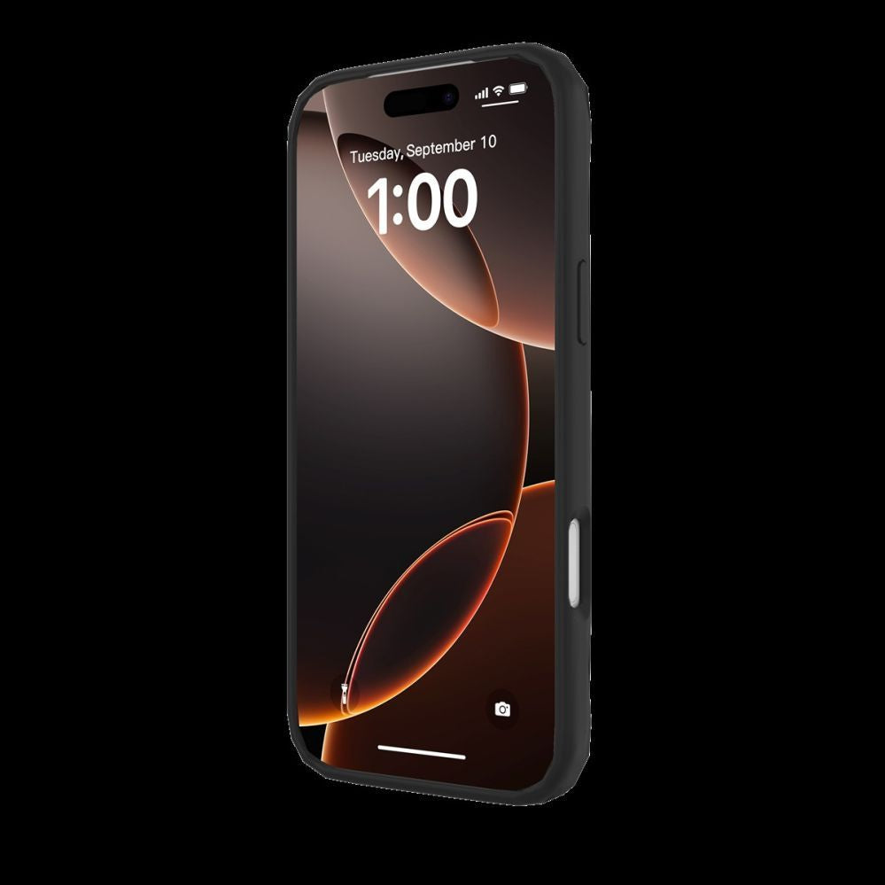 Back panel cover Just Must  JUST MUST REGULAR DEFENSE SILICONE with MAGSAFE for iPhone 17 Pro Max Black
