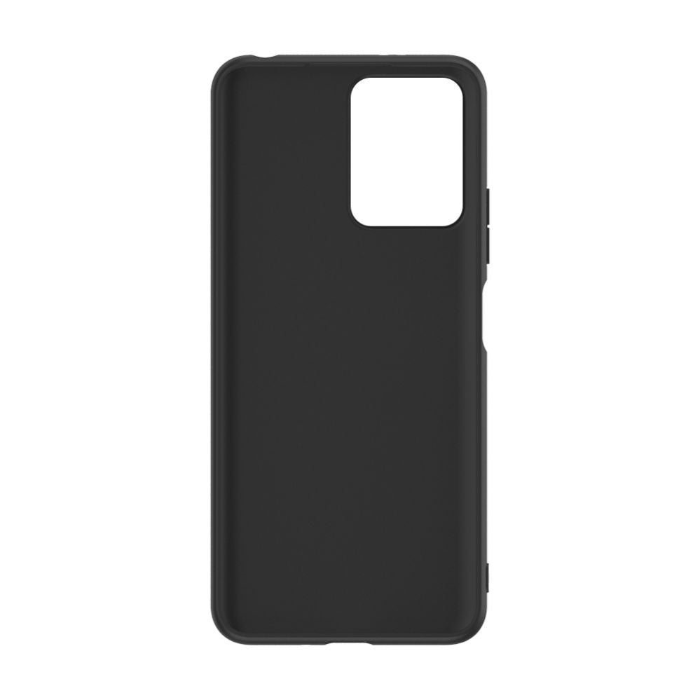 Tagakaaned iLike Xiaomi Redmi Note 12 / Poco X5 Plastic Leather Back Cover Black