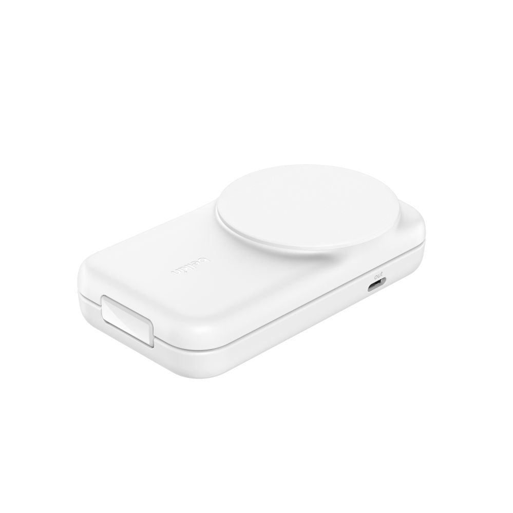 Juhtmeta laadija Belkin  UltraCharge 25w Qi2 2in1 Magnetic Charger plus USB-C White