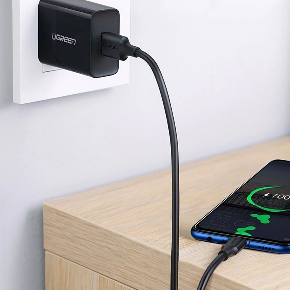 Кабель Ugreen  Ugreen US289 60134 micro USB / USB-A cable 0.25m - black