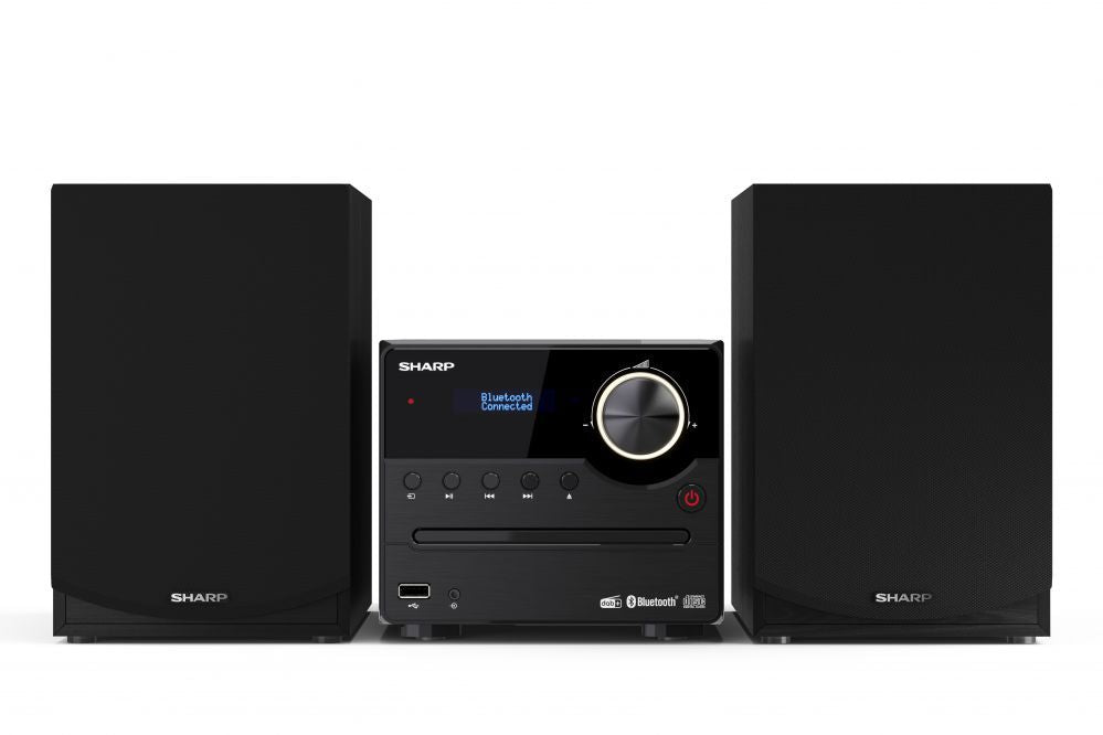 Интерактивное решение Sharp  XL-B517D(BK) Hi-Fi Micro System, CD/FM/USB/Bluetooth v5.0, Aux-in, 45W, Black