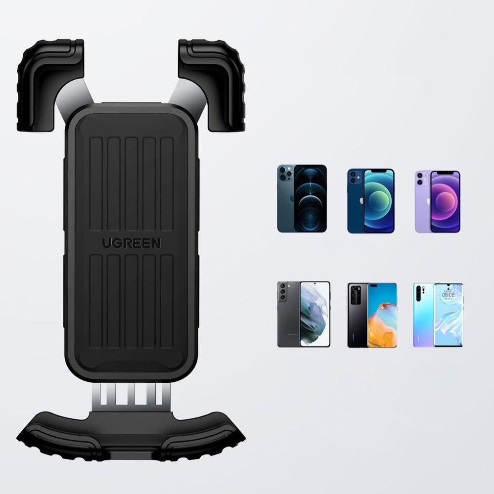 Авто держатель Ugreen  Universal Bike Phone Holder for Bike Motorcycle Handlebar (LP494 Black) Black