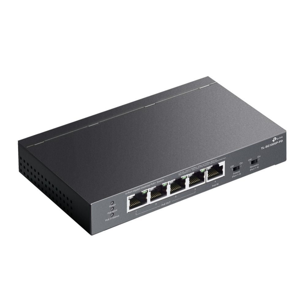 Võrgulülitid TP-Link  NET SWITCH 5PORT 1000M/TL-SG1005P-PD