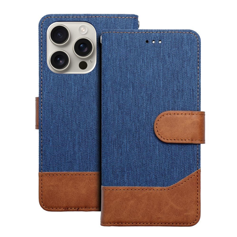 Kaaned - kaaned OEM - Flip case for iPhone 16 PRO MAX Jeans Book blue