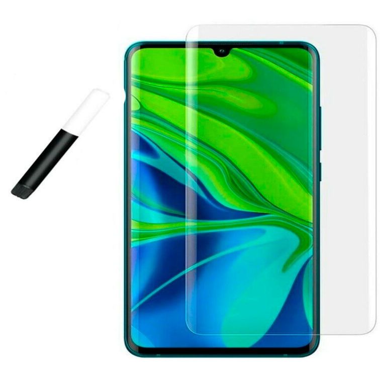Kaitseklaasid Evelatus Xiaomi Mi Note 10 / Mi Note 10 Pro Clear Glass UV + Glue