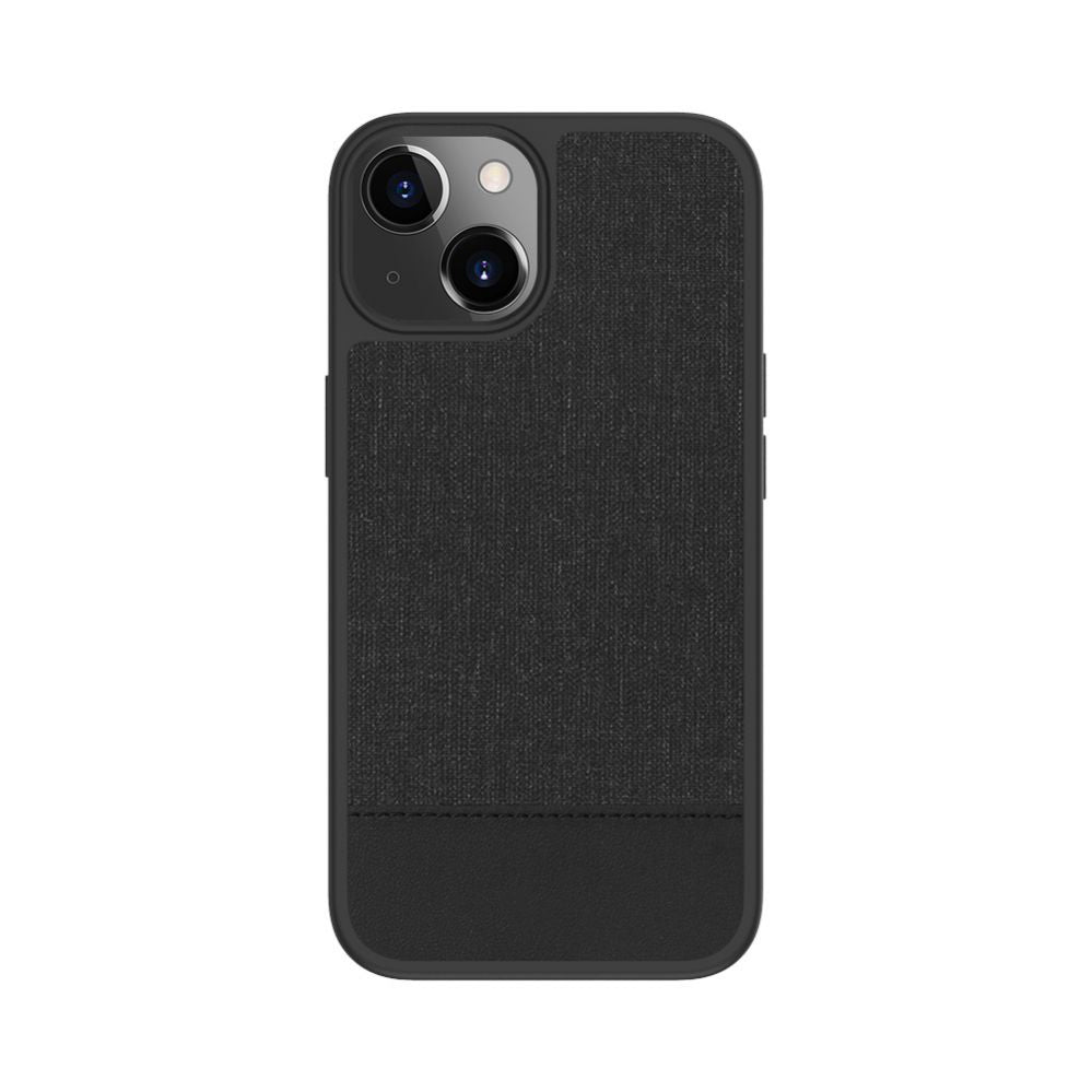 Tagakaaned Evelatus Apple iPhone 15 Plus Plactic Leather Magsafe Back Cover Black