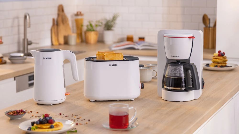 Тостер Bosch  Compact Toaster | TAT2M121 MyMoment | Power 950 W | Number of slots 2 | Housing material Plastic | White