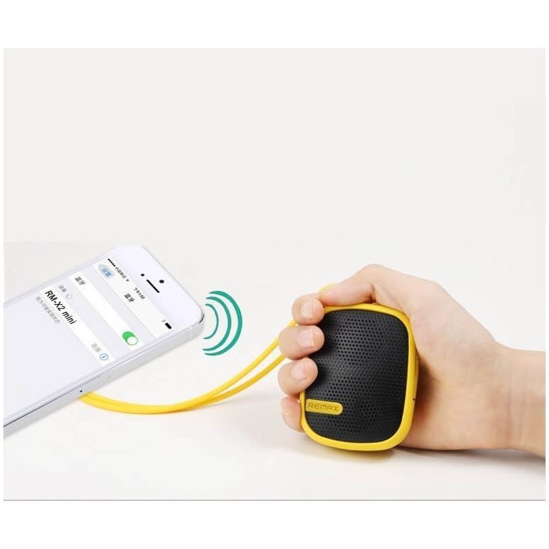 Juhtmevabad kõlarid Remax  Outdoor Bluetooth 3.0 Speaker  X2 Mini Yellow
