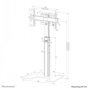 TV bracket NEOMOUNTS BY NEWSTAR  NEOMOUNTS MOVE UP DISPLAY FLOOR STAND (32-75") SOLID STEEL FLOOR PLATE