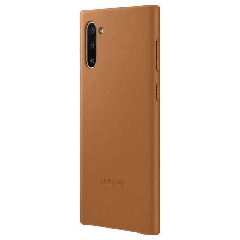 Tagakaaned Samsung  Galaxy Note 10 Leather Cover Camel