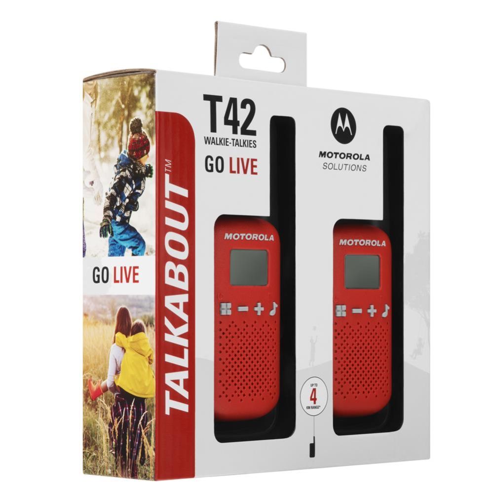 Raadio Motorola  Talkabout T42 twin-pack red