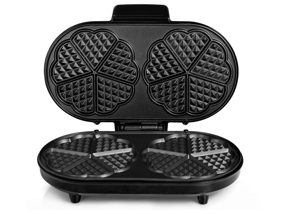 Toster Tristar  Waffle maker WF-2120 1200 W, Number of pastry 10, Heart shaped, Black