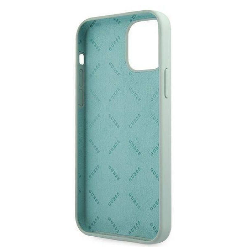 Back panel cover Guess Apple iPhone 12 Pro Max 6.7'' Fuschia Cover Blue