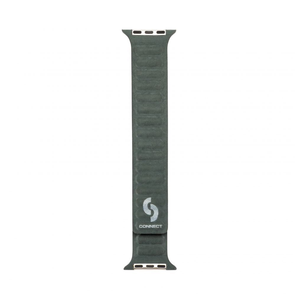 Ремешок Connect  Watch 38/40/41mm Fine woven twill magnetic chain Watch Straps Green